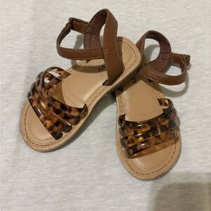 NOT AVAILABLE Old Navy Kids Sandals with Brown and Tortoiseshell Straps